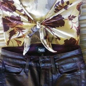 Maroon Paige pants- 24